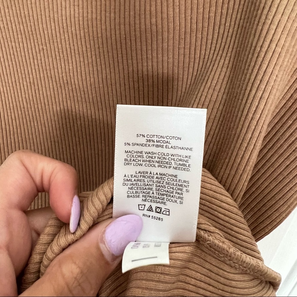 Express Tan Small Tank Top - Picture 4 of 4